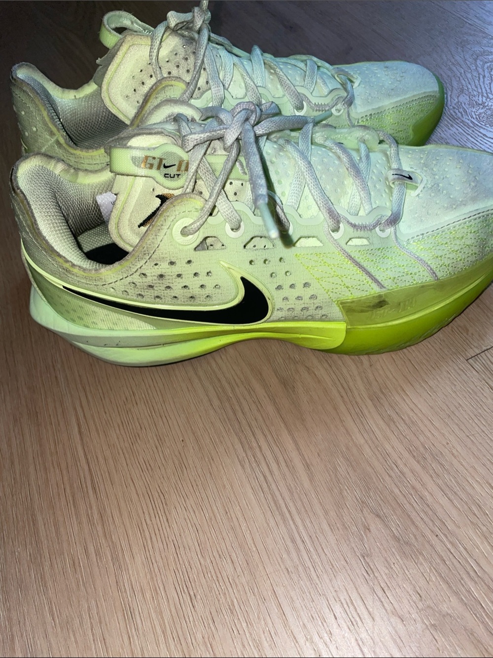 Nike Bright Lime/Black Basketball Sneakers
